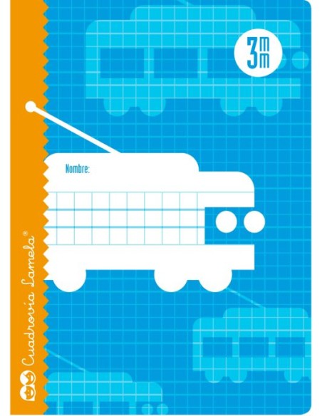 LIBRETA 4º 30H 70G CUADROVIA 3MM